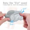 2Pack Silicone Teething Mitt, Soothing Infant Teething Mitten Pain Relief, Prevent Scratches Glove, Safe Silicone Teething Toys for 0-12 Months view 4