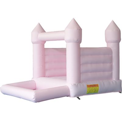 SAYOK Inflatable Pink Bounce House Castle with Ball Pit Inflatable Bouncy Castle Jumping Bed for Birthday Party/Party/Event(Pink, 10.5ft x 8.2ft x 7.87ft)