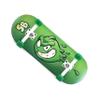 SPITBOARDS 34mm x 96mm Pro Fingerboard Set-Up (Complete) | Real Wood Deck | Pro Trucks with Lock-Nuts and Pro Bushings | Polyurethane Pro Wheels with Bearings | Slimeball (Green Version) view 1