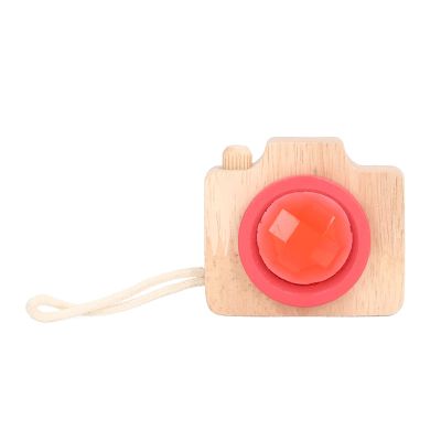 Bee Eye Effect Unique Prism Lens Toy, Mini Wooden Camera Toy with Multi Prism Kaleidoscope, Wooden Multi Prisms Kaleidoscope Toy(red), Mini Wooden Camera Toy with Multi Prism KaleidoscoPrism Lens T