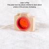 Bee Eye Effect Unique Prism Lens Toy, Mini Wooden Camera Toy with Multi Prism Kaleidoscope, Wooden Multi Prisms Kaleidoscope Toy(red), Mini Wooden Camera Toy with Multi Prism KaleidoscoPrism Lens T view 2