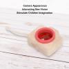 Bee Eye Effect Unique Prism Lens Toy, Mini Wooden Camera Toy with Multi Prism Kaleidoscope, Wooden Multi Prisms Kaleidoscope Toy(red), Mini Wooden Camera Toy with Multi Prism KaleidoscoPrism Lens T view 3