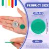 Skylety 1000 Pieces Plastic Poker Chips Bulk 5 Colors Counter Card for Kids Game Playing Learning Math Counting Bingo Game Blank Chips Card for Kids Reward, 0.86 Inch view 2