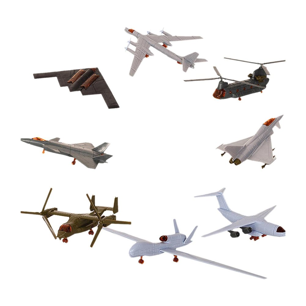 Colaxi Airplane Model Fighter Toy Aircraft Countertop Table Decoration Shelf Ornament Building Kits for Boy Children Girls Birthday Gifts, Style B