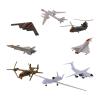 Colaxi Airplane Model Fighter Toy Aircraft Countertop Table Decoration Shelf Ornament Building Kits for Boy Children Girls Birthday Gifts, Style B view 1