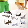 Colaxi Airplane Model Fighter Toy Aircraft Countertop Table Decoration Shelf Ornament Building Kits for Boy Children Girls Birthday Gifts, Style B view 2