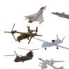Colaxi Airplane Model Fighter Toy Aircraft Countertop Table Decoration Shelf Ornament Building Kits for Boy Children Girls Birthday Gifts, Style B view 3