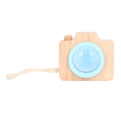 Bee Eye Effect Unique Prism Lens Toy, Mini Wooden Camera Toy with Multi Prism Kaleidoscope, Wooden Multi Prisms Kaleidoscope Toy(Blue), Mini Wooden Camera Toy with Multi Prism KaleidoscoPrism Lens
