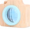 Bee Eye Effect Unique Prism Lens Toy, Mini Wooden Camera Toy with Multi Prism Kaleidoscope, Wooden Multi Prisms Kaleidoscope Toy(Blue), Mini Wooden Camera Toy with Multi Prism KaleidoscoPrism Lens view 4