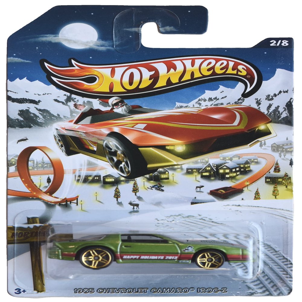 Hot Wheels 1985 Chevrolet Camaro IROC z, Holiday Hot Rods