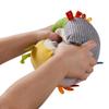 HABA Soft Sensory Ball Discovery Toy - Plush Baby Tag Toy with Rattle, Tags & Textures, Tummy Time Toys & Play Pen Balls, 6.5" Machine Washable for 6 Months & up view 3