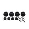 4PCS 5Mm to 12Mm Wheel Axle Shaft Combiner Wheel Hex Adapter for WPL D12 C24 B36 MN D90 MN99S RC Car Upgrade Parts ( Color : Black ) view 1