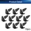 Juvielich 10 Sets Airplane Control Horn, 20x16.5mm Plastic Horns for RC Airplane Parts Black view 4