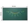 BALIKEN Rectangular 86'' X 50" Blackjack Tabletop Casino Felt Professional Grade Mat view 2