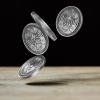 Yinkin 10 Pack Yes No Challenge Coin Decision Maker Flip Coin for Holiday School Office Gift, Party Game Supplies(Silver) view 3