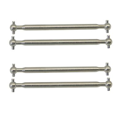Pasotim 4Pcs Metal Rear Dogbone Drive Shaft QWJ03 for Xinlehong Q901 Q902 Q903 9130 9136 9137 1/16 RC Car Spare Parts