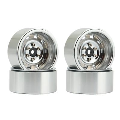 4PCS 1.9 Metal Beadlock Wheel Hub Rim for 1/10 RC Crawler Axial SCX10 90046 AXI03007 TRX4 RC4WD D90,1