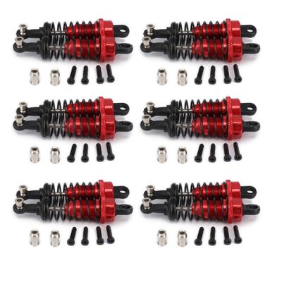 Pasotim 12 Pcs Oil Adjustable 65mm Damper for A959 A969 A979 K929,Red