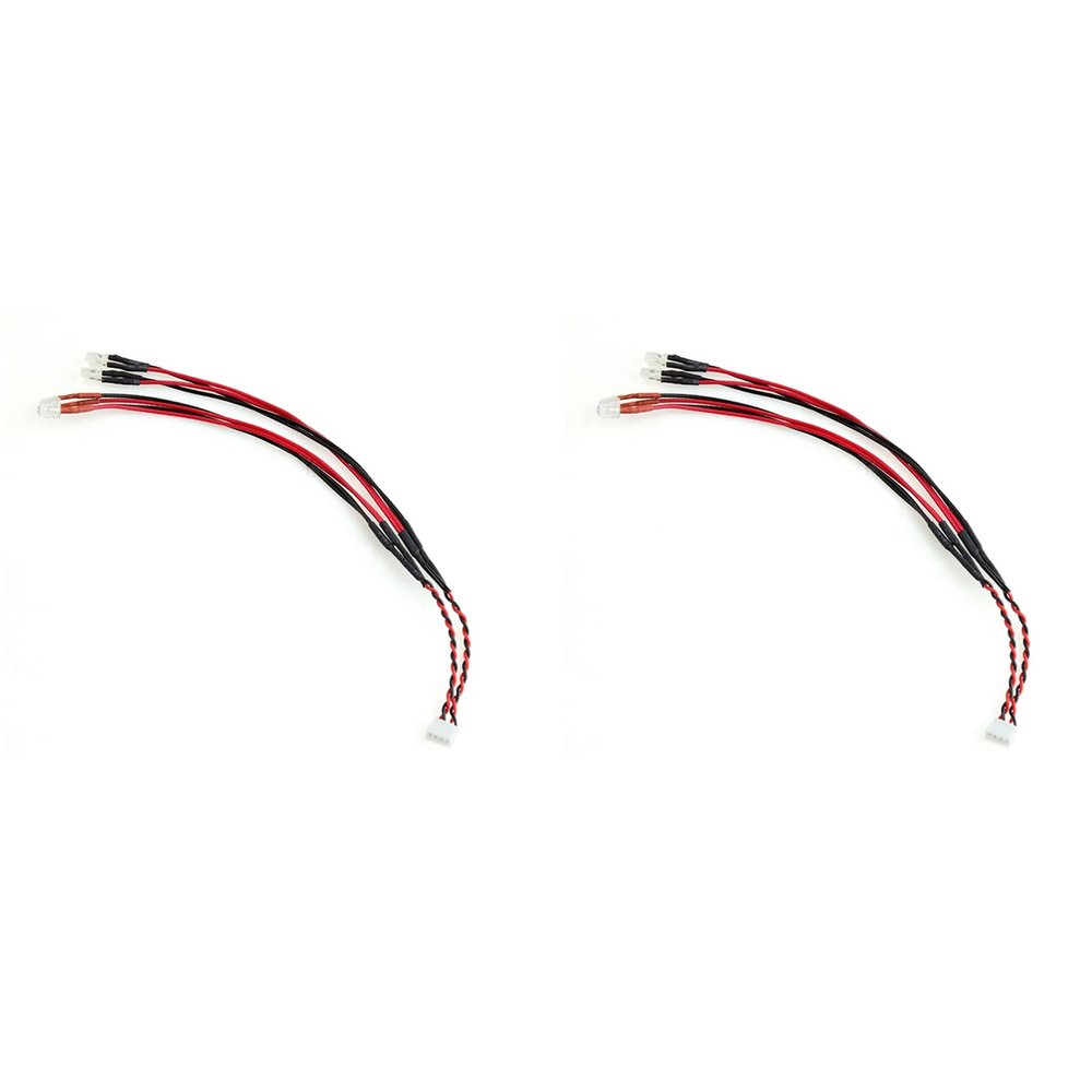 Pasotim 2X RC Car LED Light Headlights and Taillights for Mini-Z MA020 MR03 FWD RWD 1/28 RC Car Upgrade Parts