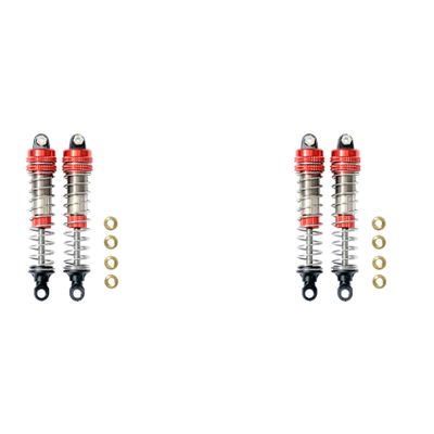 Pasotim 4Pcs Front Rear Fit for 9115 S911 9116 S916 9125 1/10 1/12 RC Car Upgrade Accessories,Red