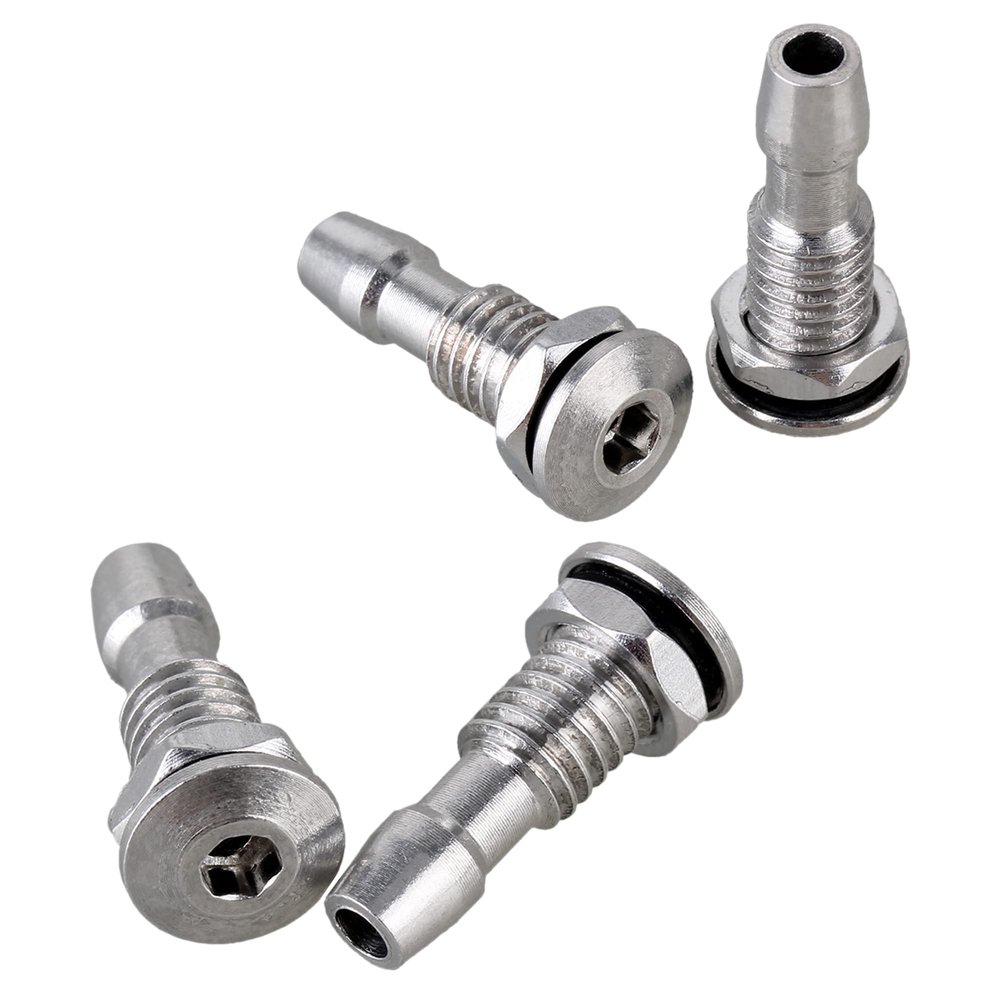 Mxfans 4Pcs RC Boat Aluminum Water Outlet Nipple Water Outlet Nozzle Water Cooling Drainage Mouth M6 for for Motor Cooling