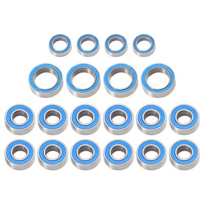 20PCS Rubber Sealed Ball Kit for TT01 -01 TT01E TT01D TT02B 1/10 RC Car Upgrades Parts Accessories