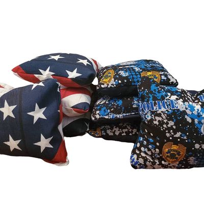 All Weather First Reponders Police Cornhole Bags (8 bags)