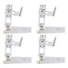 Pasotim 4Pcs Water Absorbing Rudder Aluminum Suction Rudders with Tail 4mm Shaft for RC Jet Boats Parts view 1