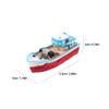 NUOBESTY 4Pcs Miniature Boat Resin Fishing Ship Model, Mediterranean Mini Boats for Fairy Garden Accessories, DIY Micro Landscape Decoration, Sand Tray Miniatures & Terrarium Figurines view 2