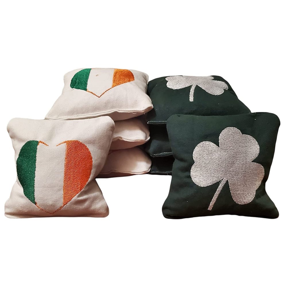 All Weather St Patrick's Day Cornhole Bags (8 bags)