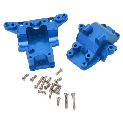 SUNGOOYUE Universal RC Car Gear Speed Change Box Case Set, Front Rear Gear Change Box Housing for 118 RC Car (Blue)