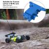 SUNGOOYUE Universal RC Car Gear Speed Change Box Case Set, Front Rear Gear Change Box Housing for 118 RC Car (Blue) view 2