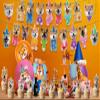 ADIANZI Shiba Inu Party Decorations Suit Cute Shiba Inu Theme Birthday Banner Hanging Swirl Party Cake Topper Balloons Cupcake Toppers Shiba Inu Birthday Party Supplies With Different Dog Faces view 2