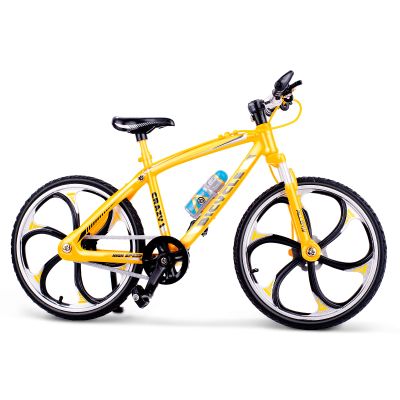 1:10 Scale Die-Cast Alloy Mini Mountain Bike Bicycle Model Toy Desktop Decoration Crafts for Cycling Lovers Bike Racers Athletes Children Boys and Girls