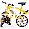 1:10 Scale Die-Cast Alloy Mini Mountain Bike Bicycle Model Toy Desktop Decoration Crafts for Cycling Lovers Bike Racers Athletes Children Boys and Girls view 4
