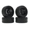 4Pcs Rubber Tire Tyre Wheel for SG1603 SG1604 SG1605 UD1601 UD1602 UD1603 UD1604 1/16 RC Car Upgrades Parts view 1
