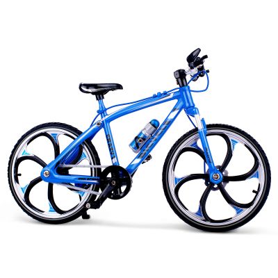 1:10 Scale Die-Cast Alloy Mini Mountain Bike Bicycle Model Toy Desktop Decoration Crafts for Cycling Lovers Bike Racers Athletes Children Boys and Girls