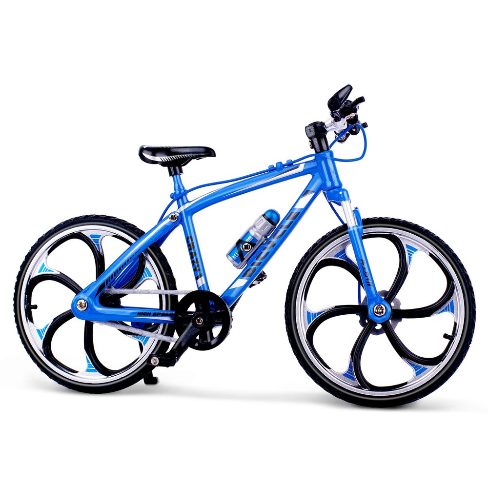 1:10 Scale Die-Cast Alloy Mini Mountain Bike Bicycle Model Toy Desktop Decoration Crafts for Cycling Lovers Bike Racers Athletes Children Boys and Girls