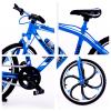 1:10 Scale Die-Cast Alloy Mini Mountain Bike Bicycle Model Toy Desktop Decoration Crafts for Cycling Lovers Bike Racers Athletes Children Boys and Girls view 4