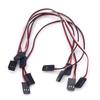 Juvielich 5Pcs 7.87inch/200mm Male to Male Lead Servo Extension Cable, 30-Cores Wire for RC Futaba JR Servo view 1