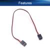 Juvielich 5Pcs 7.87inch/200mm Male to Male Lead Servo Extension Cable, 30-Cores Wire for RC Futaba JR Servo view 3