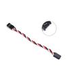 Juvielich 10Pcs 4 Inches 10cm 3-pin 60-Core Servo Extension Cable Wire Male to Male for RC JR Futaba RC Car or Airplanes view 2