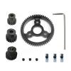 Metal Steel 50T 52T 53T 54T Spur Gear and 32P 15T 17T 19T Pinions Gear Sets for Traxxas Slash 4x4 4WD 2WD VXL Rally VXL Stamp (Color : 54T and 15T 17T 19T) view 2