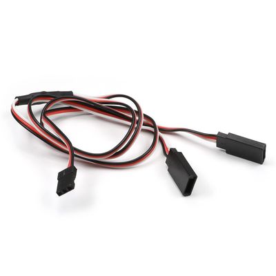 Juvielich 19.69inch/500mm Black Red White Y Servo Extension Cable Remote Control Racing Part for Various Models of Electronic Products