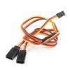 Juvielich 23.62inch/600mm Y Servo Extension Cable Remote Control Racing Part 1 Male to 2 Female Lead Cord for Various Models of Electronic Products view 1
