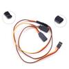 Juvielich 10Pcs 29.68inch/500mm Y Servo Extension Cable Remote Control Racing Part 1 Male to 2 Female Lead Cord for Various Models of Electronic Products view 2