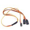 Juvielich 10Pcs 29.68inch/500mm Y Servo Extension Cable Remote Control Racing Part 1 Male to 2 Female Lead Cord for Various Models of Electronic Products view 3