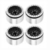 4PCS 1/10 RC Rock Crawler Aluminum 2.2 Beadlock Wheel Rims for 1/10 Axial SCX10 90046 RR10 Wraith TRAXXAS TRX4 TRX6 (Color : Option 2) view 2