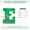 Personalized Piggy Bank with Name Custom Letters Wooden Piggy Bank Engraved Money Box Piggy Bank Gift for Kids Girl Boy, Christmas Birthday Home Decoration (Style 1-Green) view 2