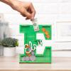 Personalized Piggy Bank with Name Custom Letters Wooden Piggy Bank Engraved Money Box Piggy Bank Gift for Kids Girl Boy, Christmas Birthday Home Decoration (Style 1-Green) view 4